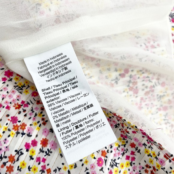 J Crew Women Dress Size 12 In Field Day Ditsy Floral Cottage Garden Party Picnic - Picture 6 of 9